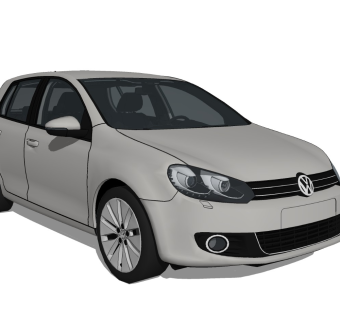 超精细汽车模型 大众高尔夫 Golf